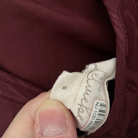 Let Me Be Anthropologie Maxi Maroon Dress Size S - Picture 3 of 4